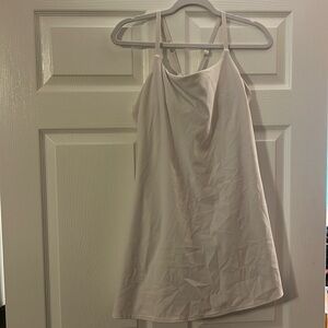 White Athletic Dress with Built-In Support